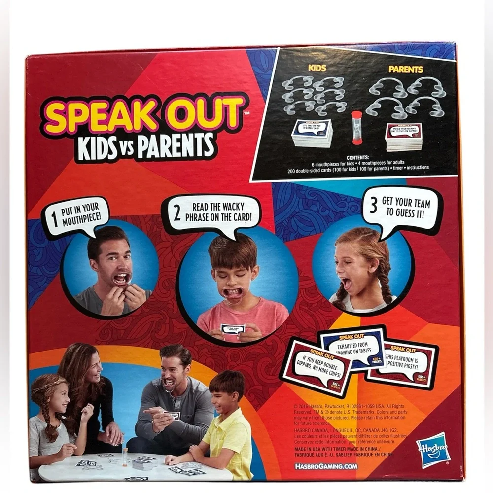 Speak Out - Kids & Parents AND Fun With Food‎ - NEW Game